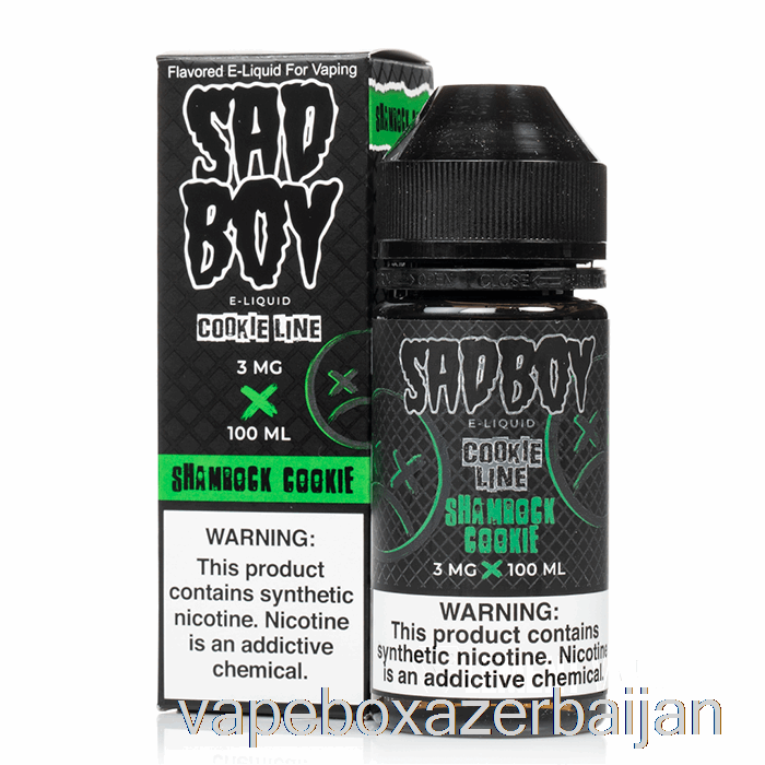 Vape Baku Shamrock Cookie - Sadboy - 100mL 6mg